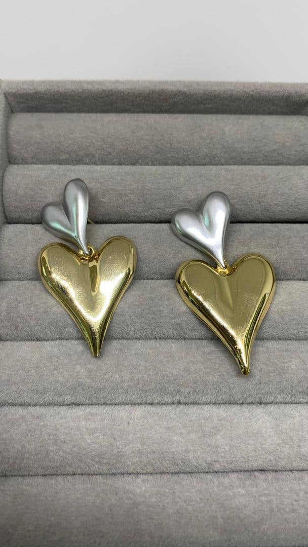 Corazones en cascada
