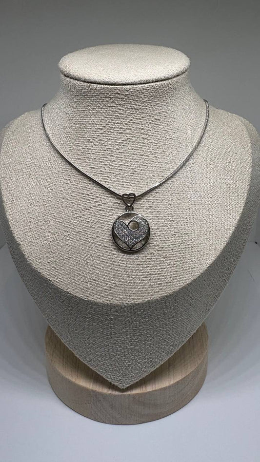 Corazón sin fondo brillante