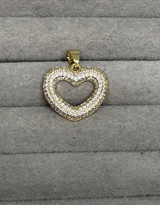 Corazón Inflado con piedras