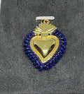 Corazón Balines Azules