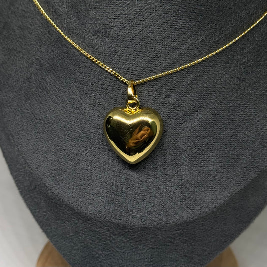 Corazon Gordito dorado mediano