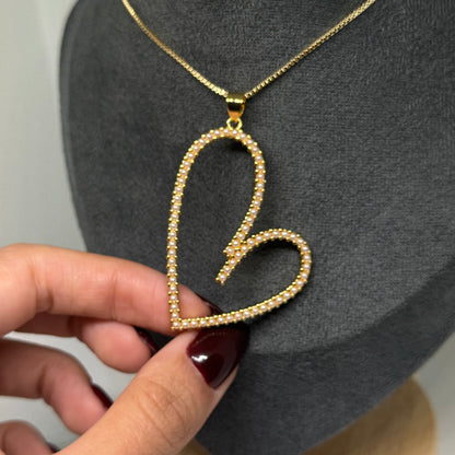 Corazon Maxi con priedras
